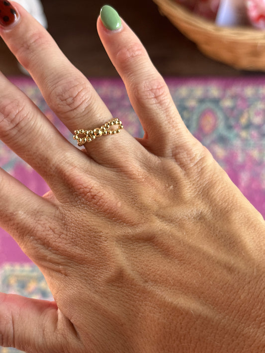 14K GF Bow Ring