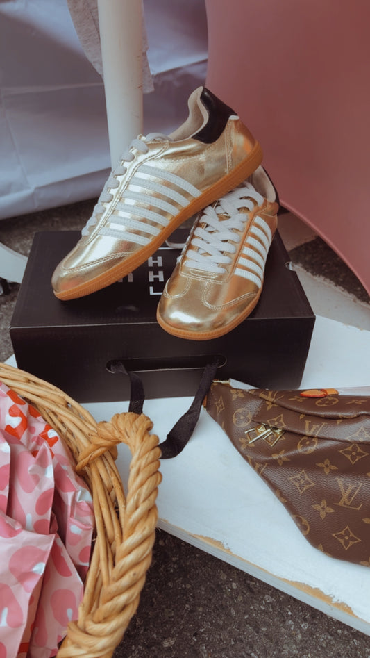 SHUSHOP Light Gold Shoes