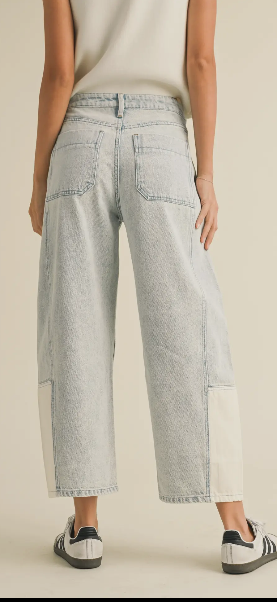 Miou Muse Barrel Denim Pants